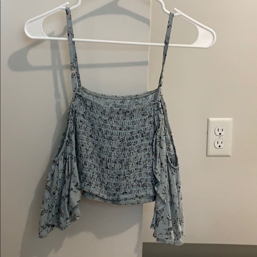 Floral American Eagle tank